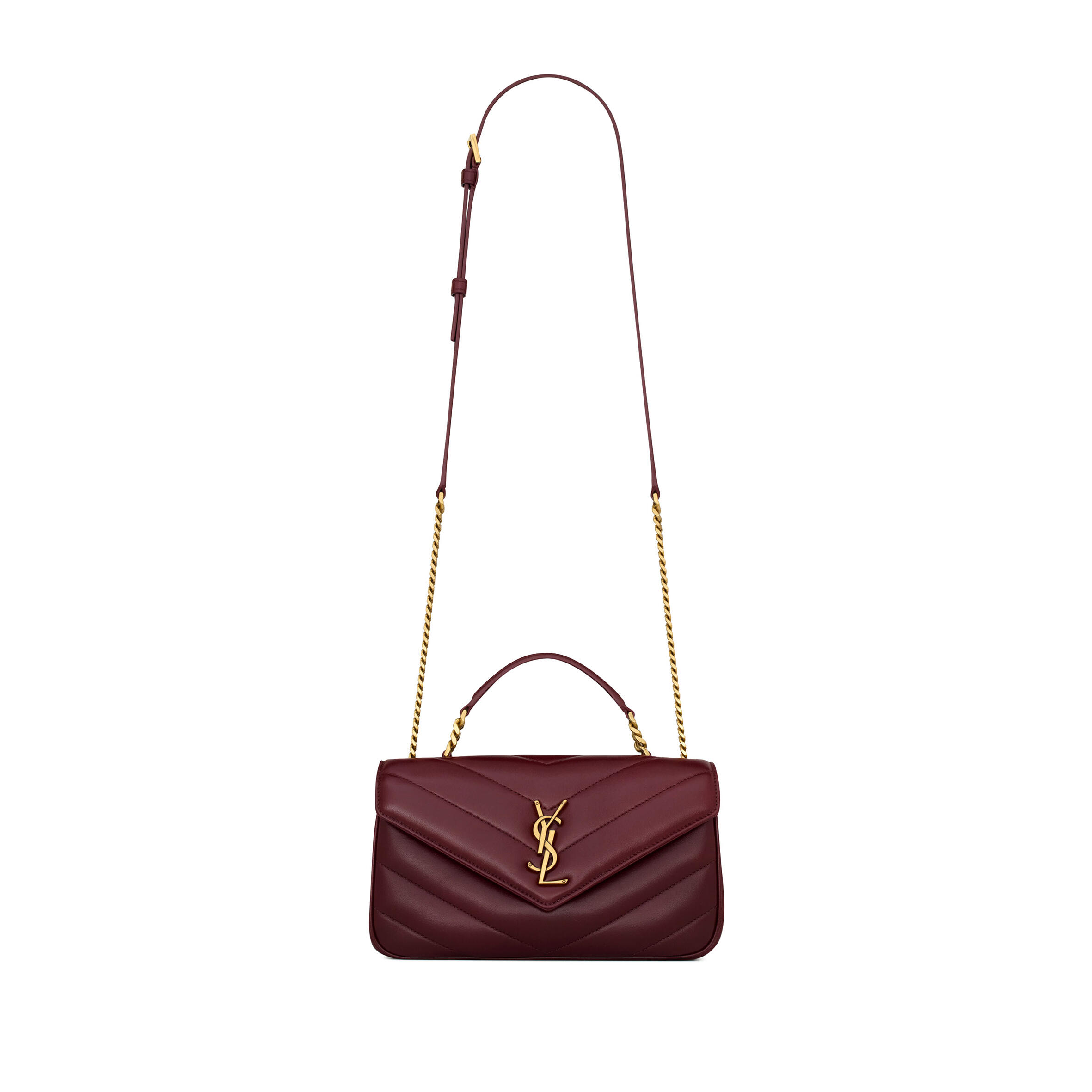 Y51 LOULOU TOP-HANDLE IN MATELASSÉ LAMBSKIN 869461AAEAX6197 (25*13*6cm)